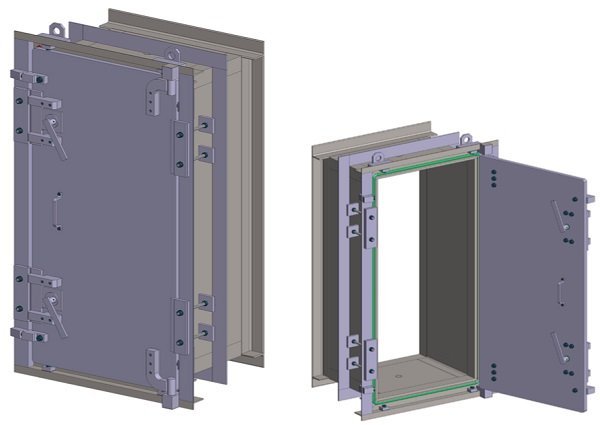 Ecotone Bullet Resistant Door Construction