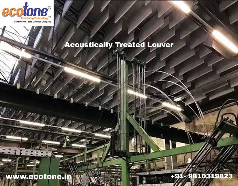 Acoustically Treated Louvers