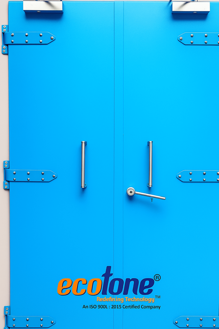 Blast Resistant Door Installation at Novopor Advanced Science Pvt Ltd, Anakapalle by Ecotone System Pvt Ltd