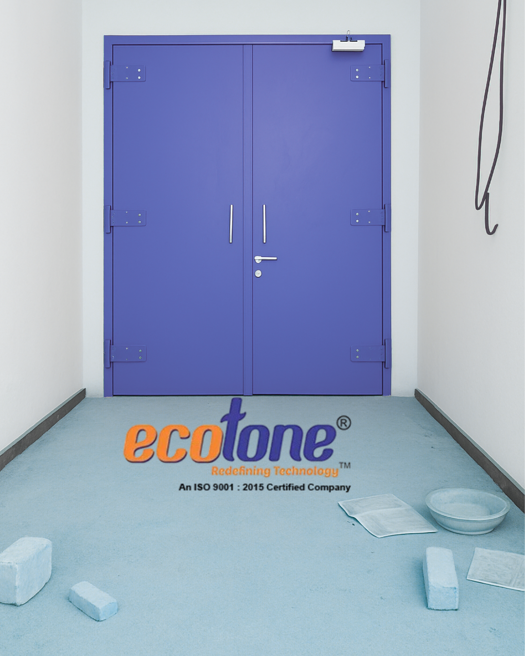 Blue Blast Resistant Door
