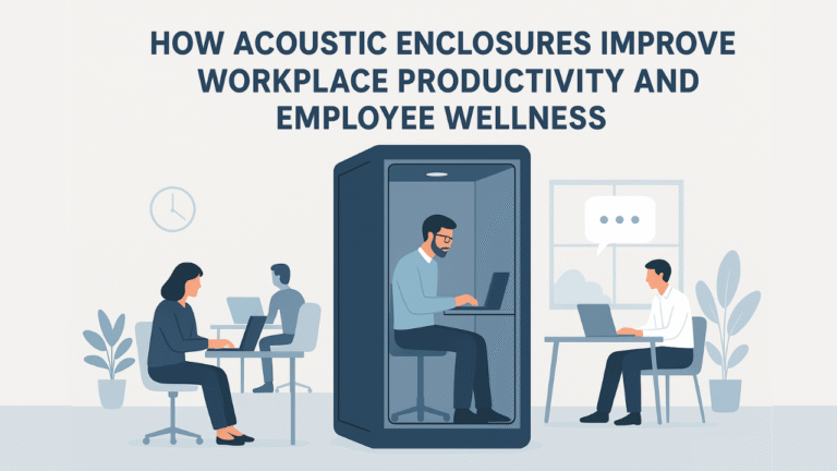 How Acoustic Enclosures Improve Workplace Productivity and Employee Wellness