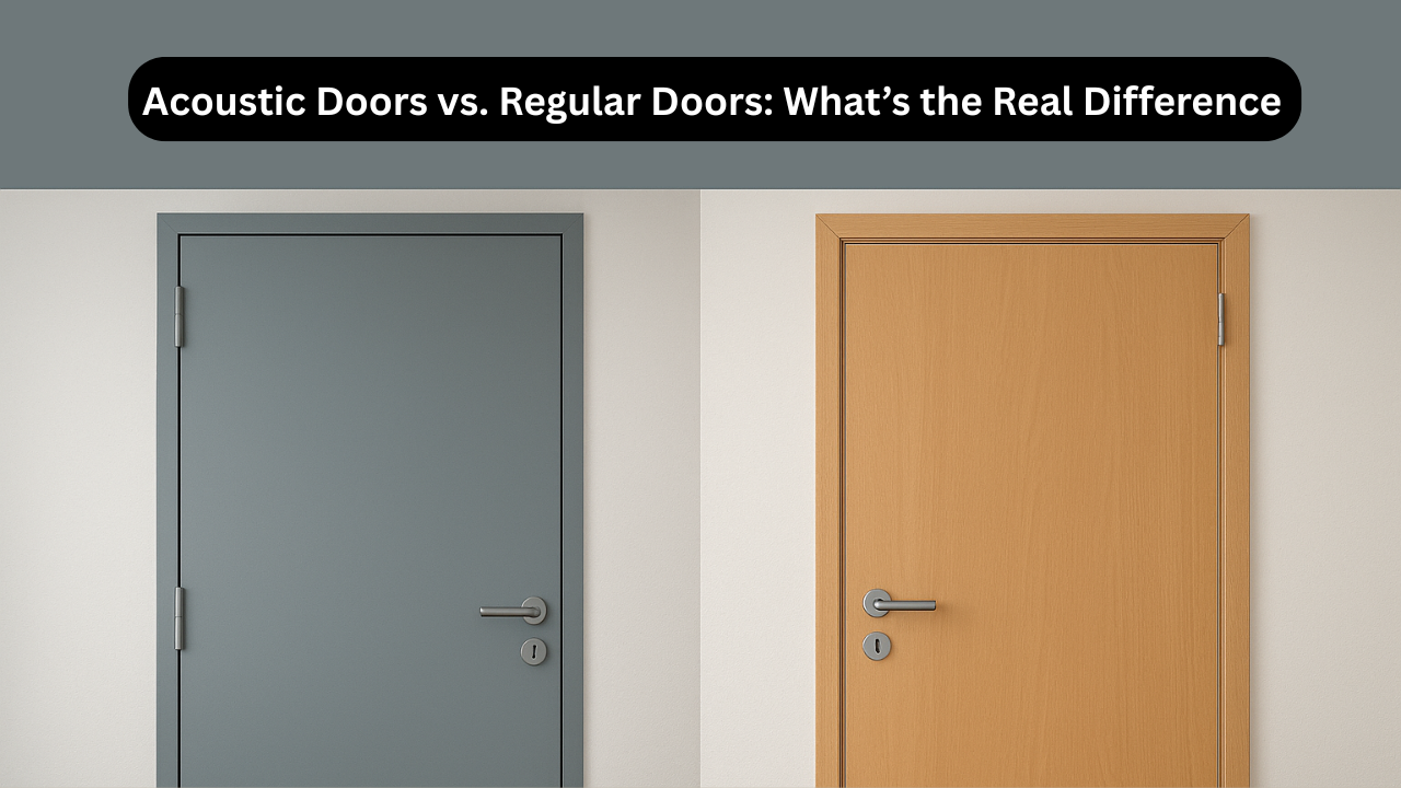 Acoustic Doors vs. Regular Doors: What’s the Real Difference