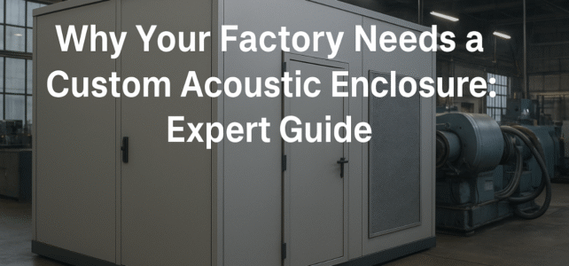 Why Your Factory Needs a Custom Acoustic Enclosure: Expert Guide Acoustic Enclosures
