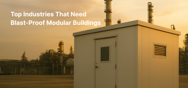 Top Industries That Need Blast-Proof Modular Buildings Enhancing Industrial Safety and Resilience with Blast-Proof Modular Buildings