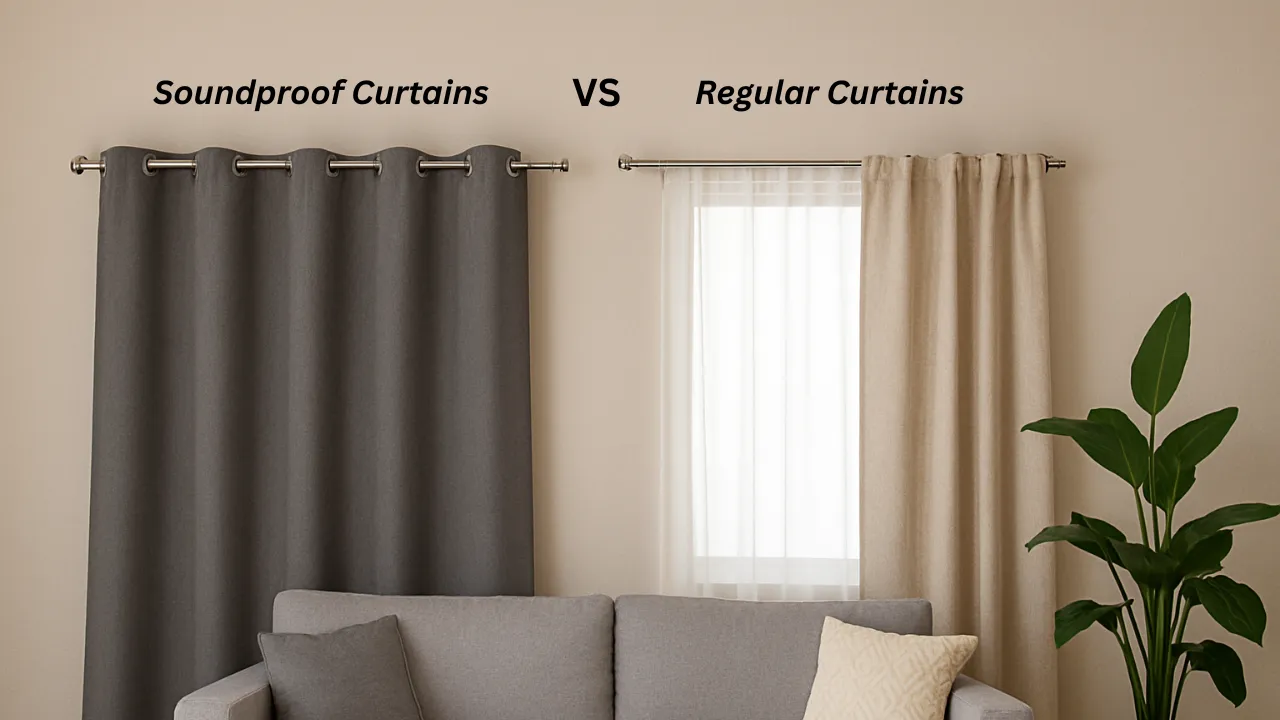 Soundproof Curtains and Regular Curtains