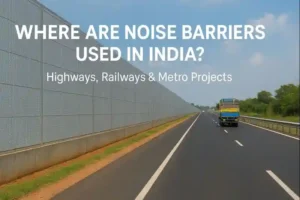 Where Are Noise Barriers Used in India Highways Railways Metro Projects