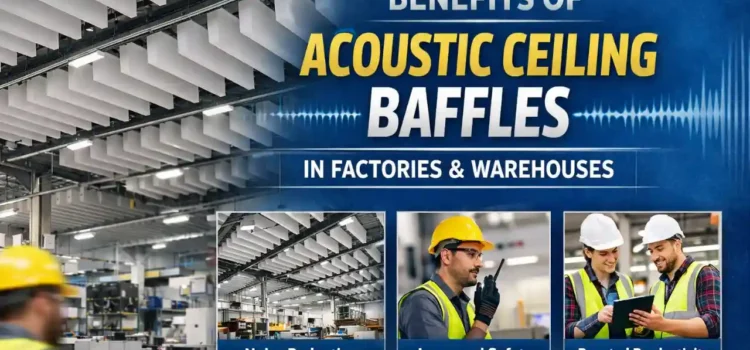 Benefits of Acoustic Ceiling Baffles in Factories and Warehouses