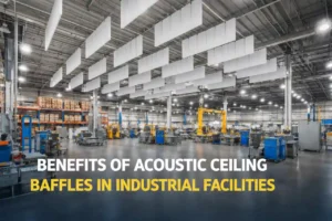 Benefits of Using Acoustic Ceiling Baffles in Industrial Facilities