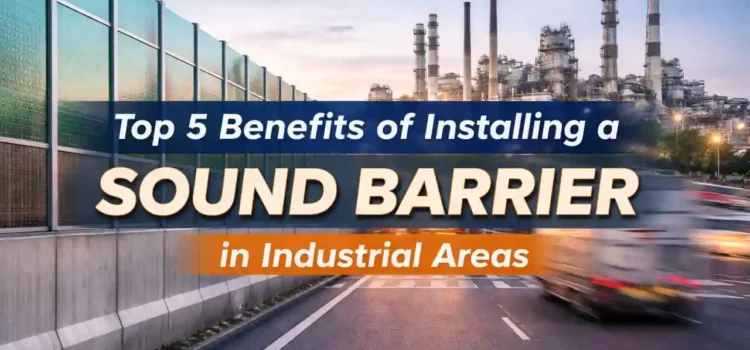 Top 5 Benefits of Installing a Sound Barrier in Industrial Areas