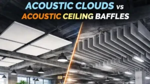 Difference Between Acoustic Clouds and Acoustic Ceiling Baffles