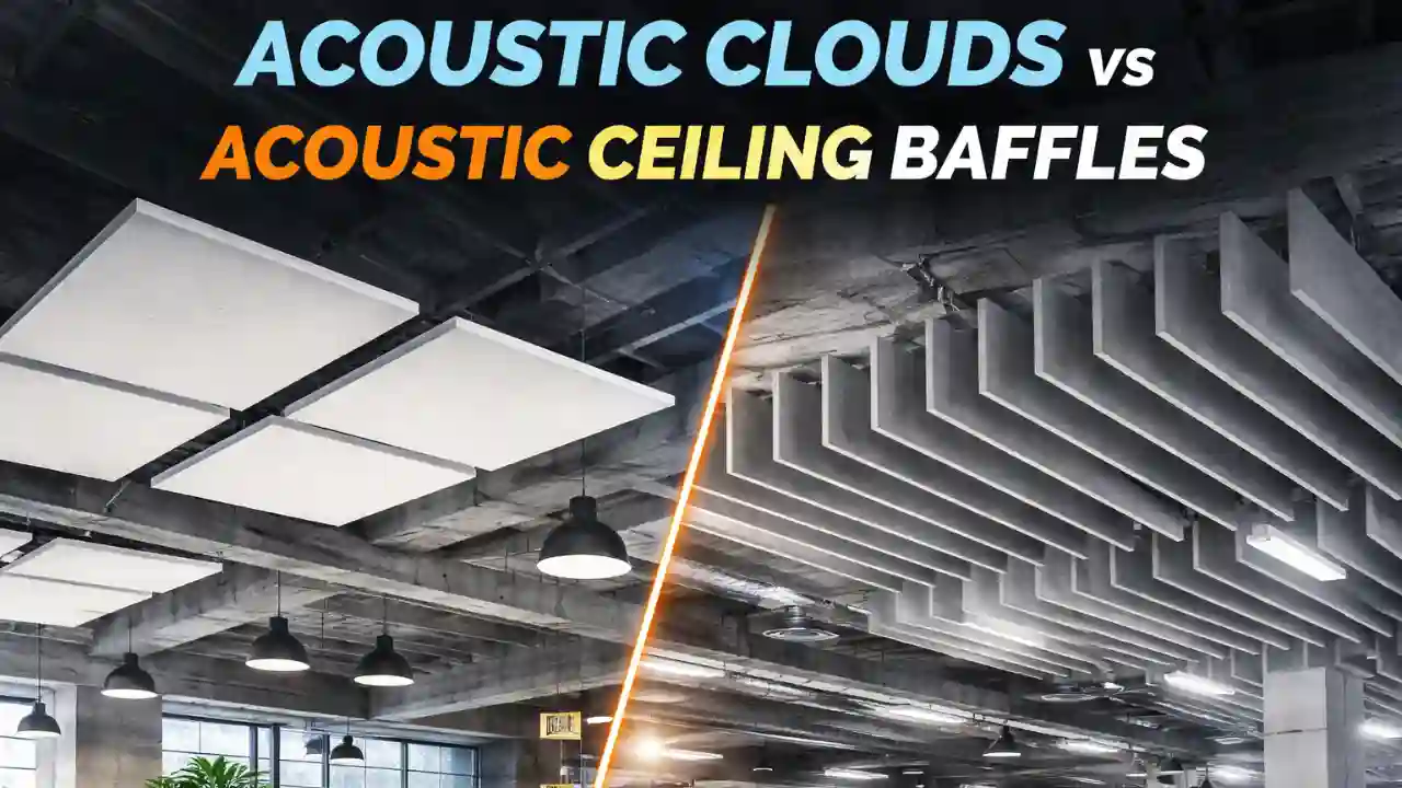 Difference Between Acoustic Clouds and Acoustic Ceiling Baffles