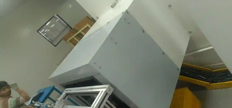 Duct Installation & 50 mm Foam Fixing in Semi Anechoic Chamber – Project Update