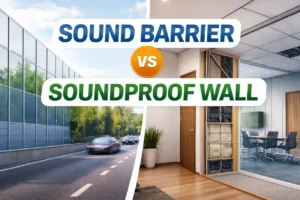 Sound Barrier vs Soundproof Wall: What’s the Difference?