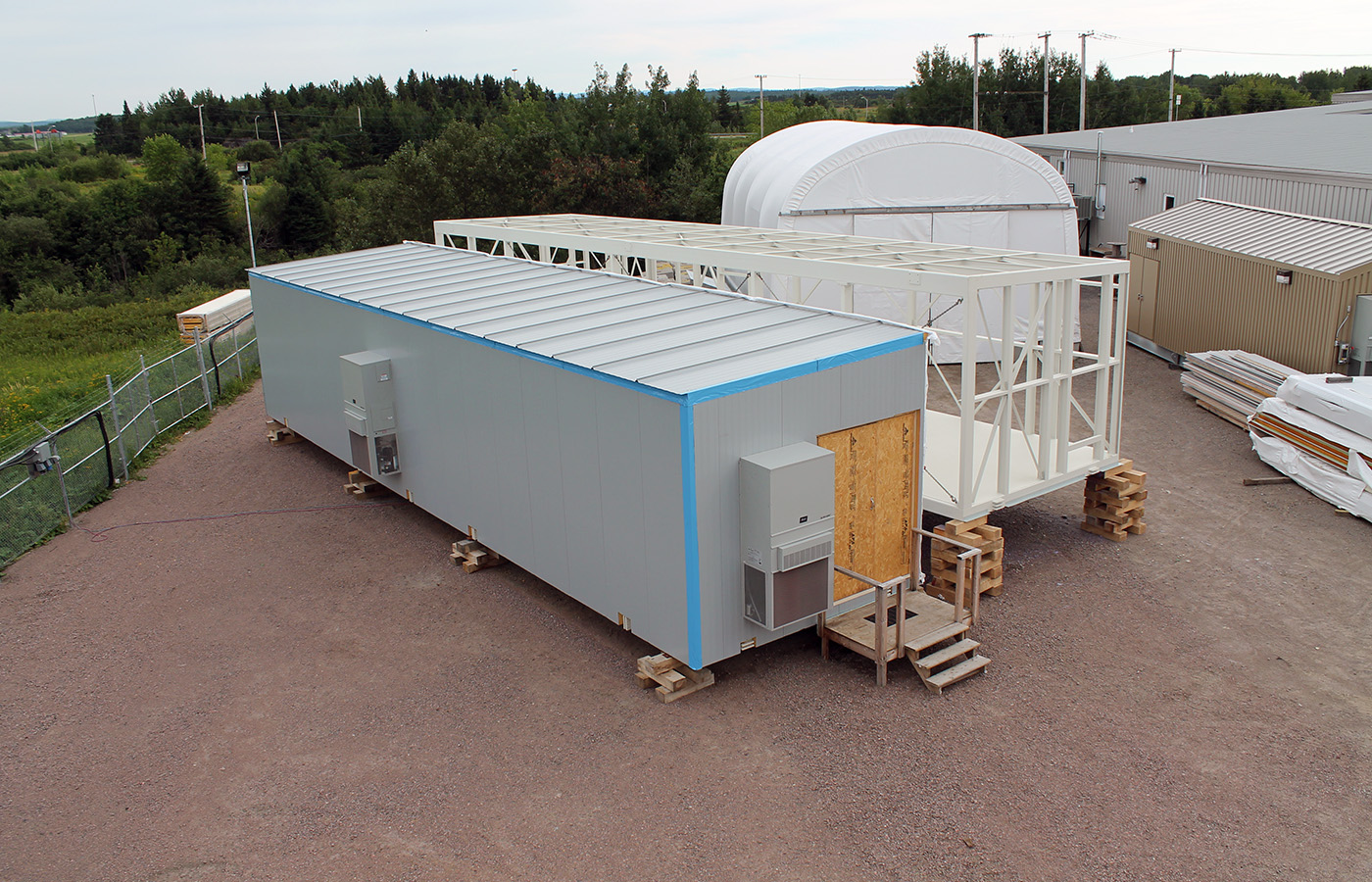 Prefabricated electrical house substation by Ecotone Systems