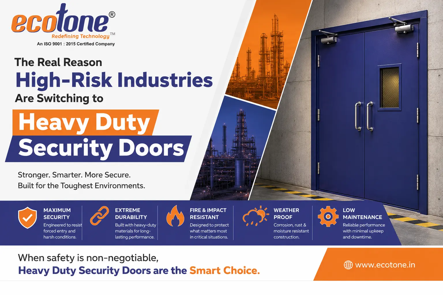 The Real Reason High-Risk Industries Are Switching to Heavy Duty Security Doors