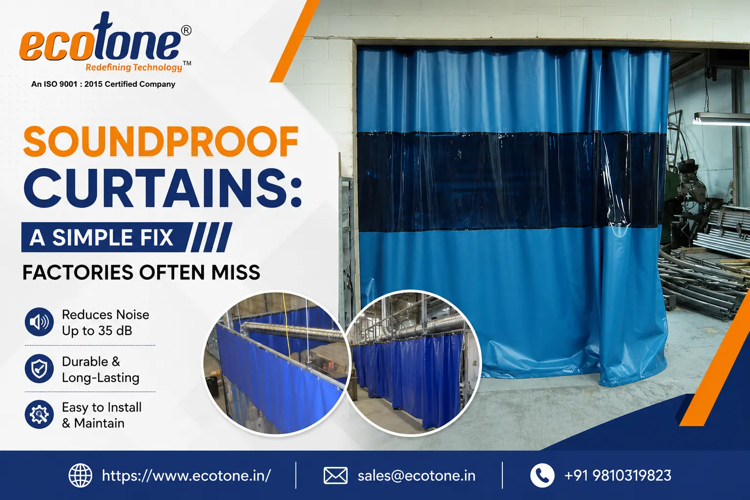Soundproof Curtains: A Simple Fix Factories Often Miss