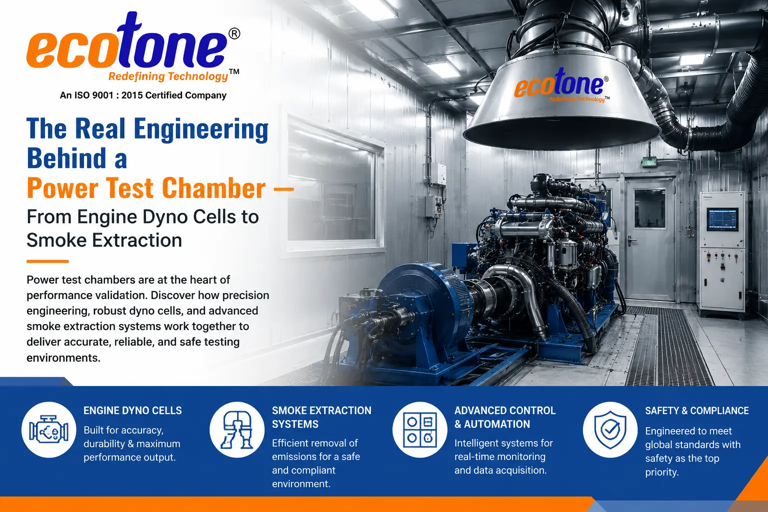 The Real Engineering Behind a Power Test Chamber — From Engine Dyno Cells to Smoke Extraction