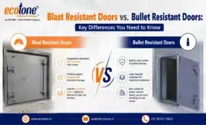 Blast Resistant Doors vs. Bullet Resistant Doors: Key Differences You Need to Know