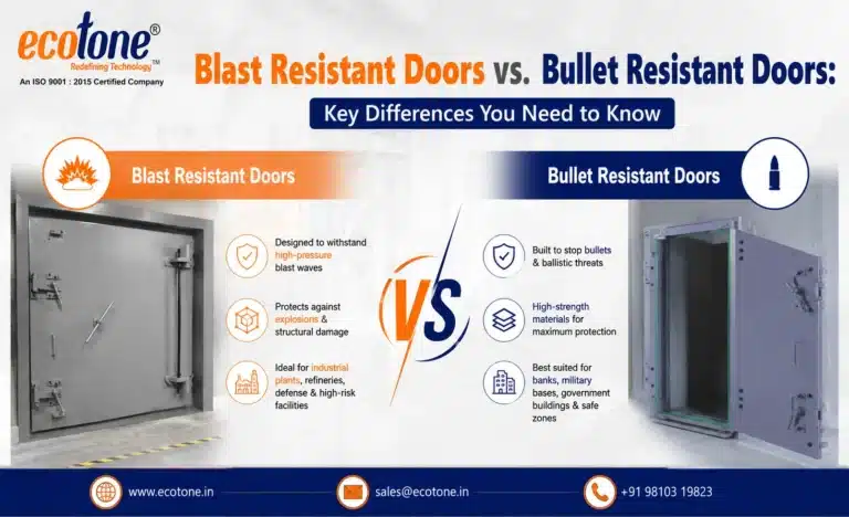 Blast Resistant Doors vs. Bullet Resistant Doors: Key Differences You Need to Know