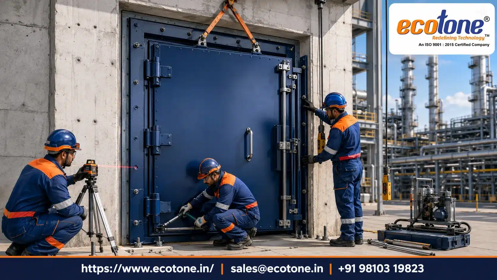 Blast Resistant Door Installation: What Ecotone Systems Service Includes