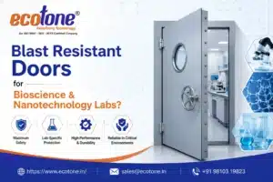 blast resistant doors research lab, blast doors nanotechnology building, lab safety blast resistant door, bioscience lab safety doors, Ecotone Systems