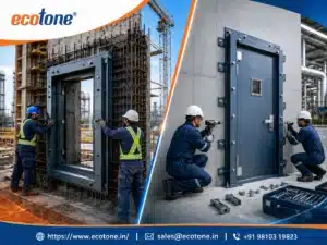 Cast in frame blast resistant door, blast resistant door frame, blast door frame mounting options, bolt on vs cast in door frame, blast resistant door installation, cast-in-place door frame, bolt-on blast door frame, blast resistant frame anchoring, explosion resistant door frame, blast door frame installation methods, retrofit blast resistant door, blast mitigation door systems, security door frame mounting, steel blast door frame, blast resistant door frame specifications, commercial blast resistant doors, industrial blast door frames, blast resistant door manufacturer