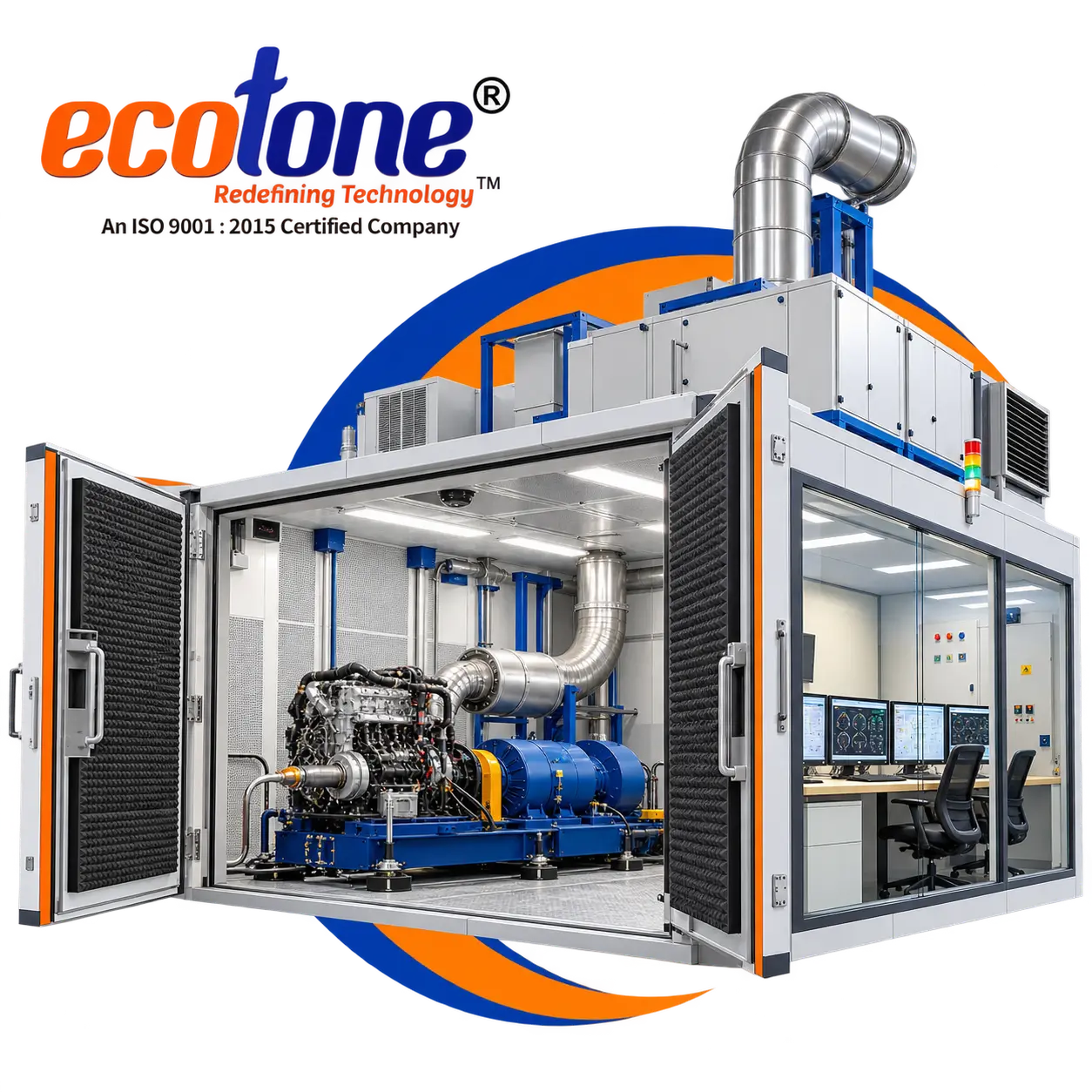 engine dyno test cell, dynamometer test room, engine dynamometer test cell, dyno test room, engine test cell, dynamometer test cell, engine dyno room, engine testing room, acoustic engine test cell, soundproof engine test cell, engine test cell manufacturer, engine dyno test cell manufacturer, dynamometer test room manufacturer, engine test cell manufacturer in India, dyno test cell manufacturer in India, acoustic dyno test cell, engine test cell acoustic treatment, engine test cell acoustic panels, dyno room soundproofing, engine test cell noise control, test cell acoustic isolation, high performance acoustic engineering, operator control cabin, dyno test cell operator cabin, acoustic operator cabin, soundproof observation window, acoustic glass viewing window, soundproof acoustic doors, acoustic wall panels, acoustic ceiling panels, silenced ventilation system, engine test cell ventilation system, test cell cooling system, cooling water system, engine test cell exhaust system, smoke extraction system, engine test cell smoke extraction, acoustically insulated ducting, engine testing ventilation, modular engine test cell, custom engine dyno test cell, turnkey engine dyno test cell, dynamometer room acoustic treatment, automotive engine test cell, diesel engine test cell, chassis dynamometer test room, power test chamber, automotive noise test chamber, NVH test chamber, engine testing facility, acoustic test chamber