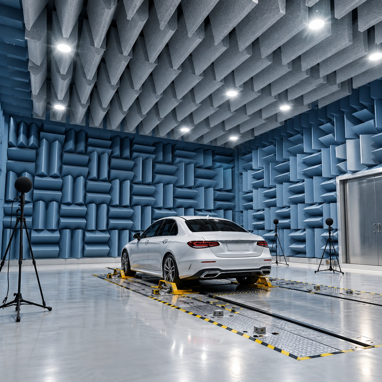 Semi Anechoic Chamber, anechoic chamber manufacturer in India, anechoic chamber manufacturer, anechoic chamber India, acoustic chamber manufacturer India, anechoic chamber, acoustic anechoic chamber, anechoic sound chamber, acoustic test chamber, certified anechoic chamber, soundproof chamber, echo-free chamber, full anechoic chamber, semi-anechoic chamber, hemi-anechoic chamber, mini anechoic chamber, portable anechoic chamber, semi anechoic room, full anechoic room, NVH test chamber, NVH testing, machinery noise testing, industrial noise testing, vehicle noise testing, engine noise testing, motor noise testing, sound power measurement, noise measurement, audiometric testing, audiometric chamber, audiometric test chamber, hearing test chamber, acoustic research, acoustic wedges, anechoic wedges, sound absorbing wedges, fiberglass acoustic wedges, foam acoustic wedges, sound absorbing materials, absorptive lining, sound reflection, sound reflection elimination, free-field acoustic space, free-field chamber, free-field accuracy, vibration isolation, vibration isolated chamber, ISO 3744, ISO 3745, ISO 3744 anechoic chamber, ISO 3745 anechoic chamber, ISO compliant anechoic chamber, anechoic chamber specifications, anechoic chamber benefits, anechoic chamber applications, anechoic chamber installation, anechoic chamber design, anechoic chamber construction, anechoic chamber floor system, turnkey anechoic chamber, automotive NVH testing, aerospace acoustic testing, electronics acoustic testing, small device noise testing, component noise testing, engine test cell, engine test cell acoustic treatment, acoustic test cell, anechoic chamber supplier India, anechoic chamber design company, anechoic chamber installation company