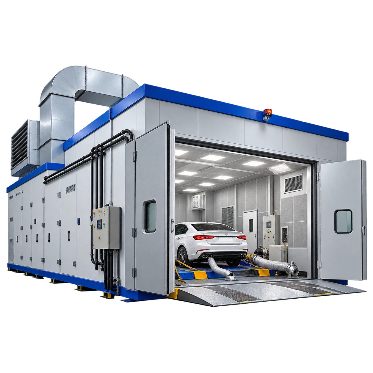 chassis dynamometer test room, chassis dynamometer test room manufacturer, chassis dynamometer test room India, chassis dynamometer testing, chassis dynamometer testing facility, chassis dynamometer facility, chassis dyno test room, chassis dyno test cell, chassis dyno room, chassis dyno testing, dynamometer test room, dynamometer test cell, dynamometer testing facility, automotive dynamometer test room, automotive dynamometer testing, automotive test room, automotive test cell, automotive testing chamber, vehicle testing chamber, full vehicle testing chamber, full vehicle testing facility, vehicle dynamometer testing, car dynamometer test room, truck dynamometer test room, car dyno test room, truck dyno test room, automotive car dynamometer, truck dynamometer, vehicle performance testing, engine performance testing, fuel economy testing, onboard diagnostics testing, automotive performance testing, vehicle emissions testing, vehicle NVH testing, NVH test chamber, automotive NVH test chamber, power test chamber, engine dyno test cell, diesel engine test cell, acoustic test room, acoustic test chamber, soundproof test room, soundproof dynamometer room, acoustic dynamometer test room, noise control test room, noise reduction test chamber, dynamometer room acoustics, acoustic wall panels for test room, acoustic roof panels, acoustic doors for test room, soundproof viewing windows, operator control room, operator cabin, dynamometer operator cabin, test cell ventilation system, dynamometer ventilation system, automotive test cell ventilation, engine cooling system, vehicle cooling system, transmission cooling, tire cooling system, auxiliary cooling fans, smoke extraction system, exhaust extraction system, test cell exhaust system, interior exhaust stack, building automation system, CO sensors, CO2 sensors, automotive testing facility, vehicle testing facility, controlled vehicle testing environment, front wheel drive dynamometer, rear wheel drive dynamometer, all wheel drive dynamometer, AWD dynamometer test room, custom dynamometer test room, modular dynamometer test room, dismountable test room, indoor vehicle testing, outdoor vehicle testing, dynamometer room design, dynamometer room manufacturer, dynamometer test room manufacturer India, automotive test chamber manufacturer India, chassis dynamometer test room manufacturer India