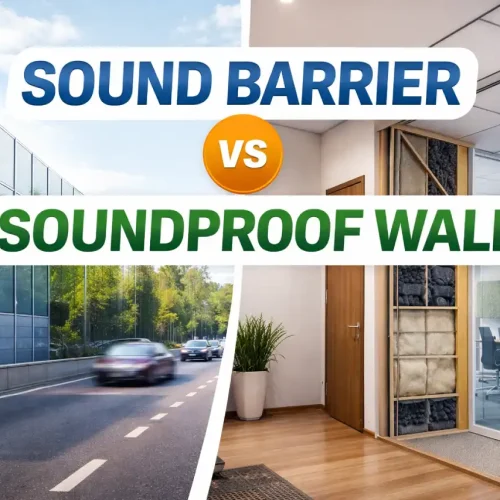 Sound Barrier vs Soundproof Wall: What’s the Difference?