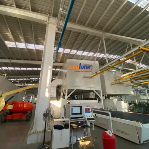 Acoustic enclosure installed for glass blower machinery at FG Glass Industries Pvt. Ltd., Taloja, Maharashtra