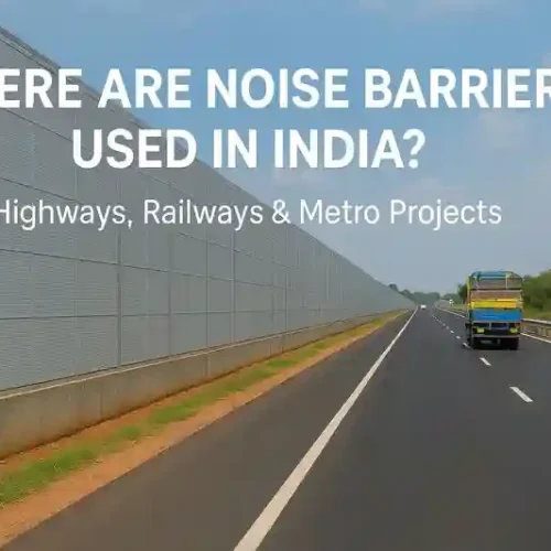 Where Are Noise Barriers Used in India Highways Railways Metro Projects